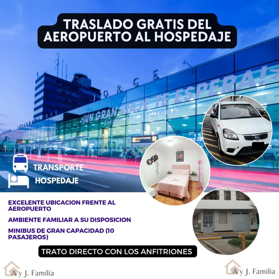 Close To Airport - Free One Time Pickup - A Y J Familia Distretto di Lima Esterno foto